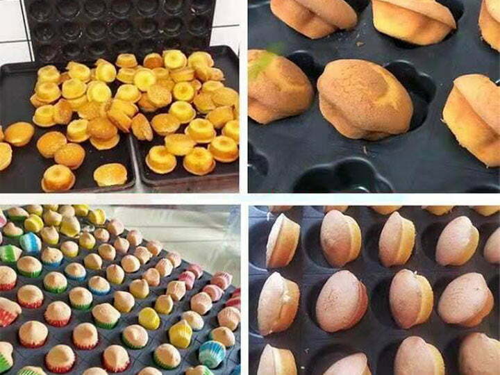 cakes made by cake depasitor machine