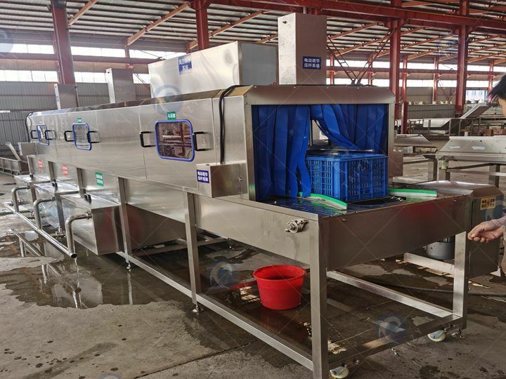 commercial plastic basket washer machine