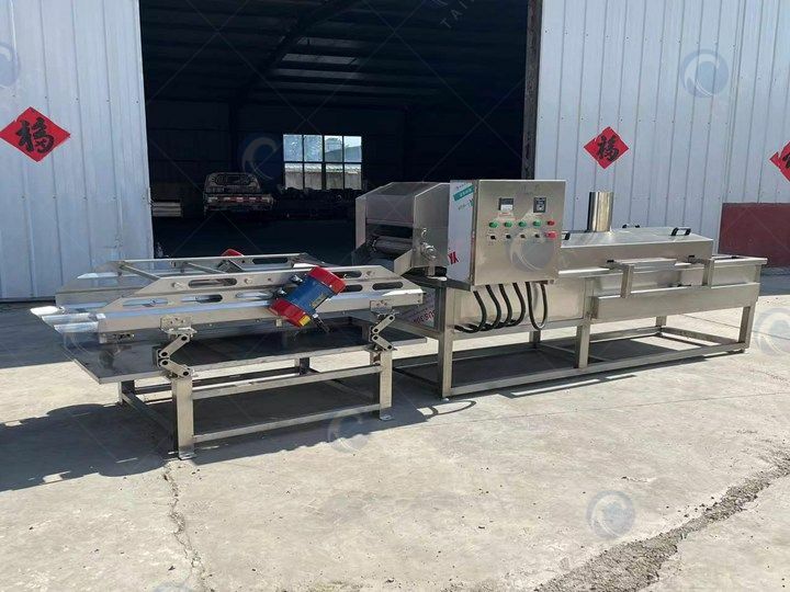 complete frying machine for shipping to America