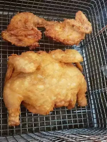 fried whole chicken