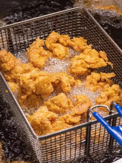 pressure frying for meat